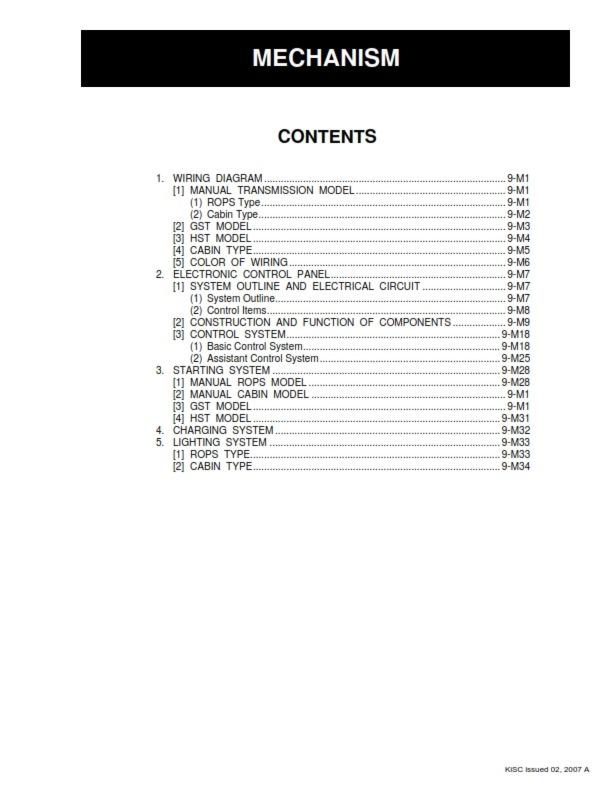 KUBOTA TRACTOR L3130 L3430 L3830 L4630 L5030 WORKSHOP SERVICE REPAIR