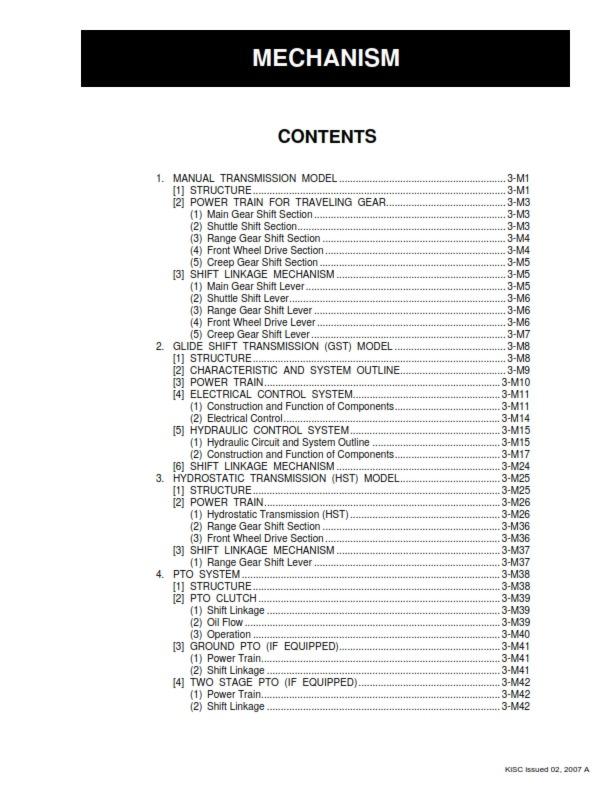 KUBOTA TRACTOR L3130 L3430 L3830 L4630 L5030 WORKSHOP SERVICE REPAIR