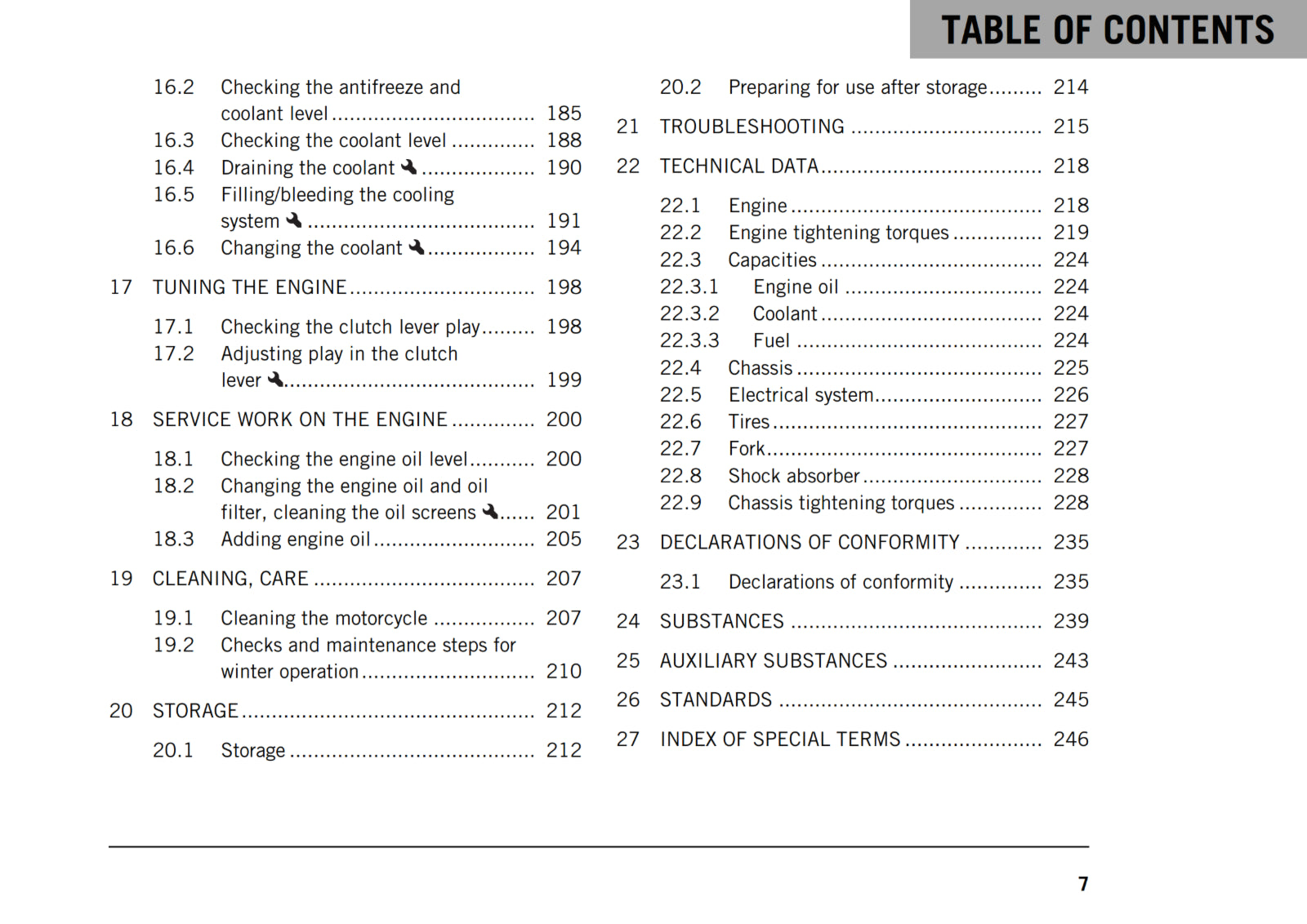 KTM 2017 - 390 DUKE - OWNERS MANUAL USER GUIDE