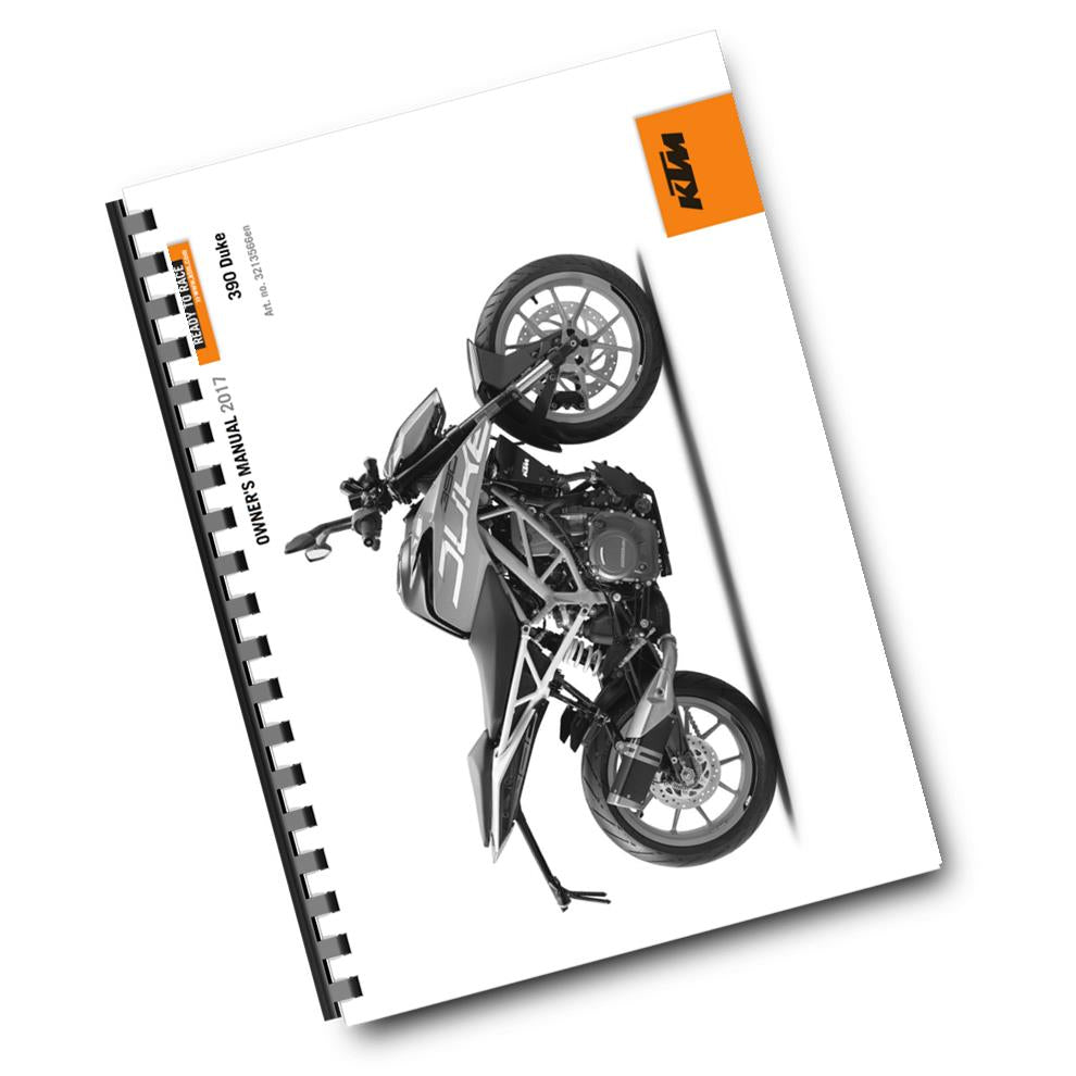KTM 2017 - 390 DUKE US - OWNERS MANUAL USER GUIDE