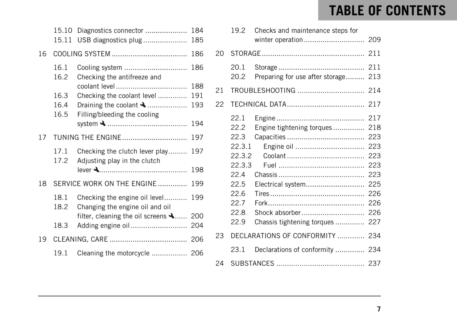 KTM 2017 - 390 DUKE US - OWNERS MANUAL USER GUIDE