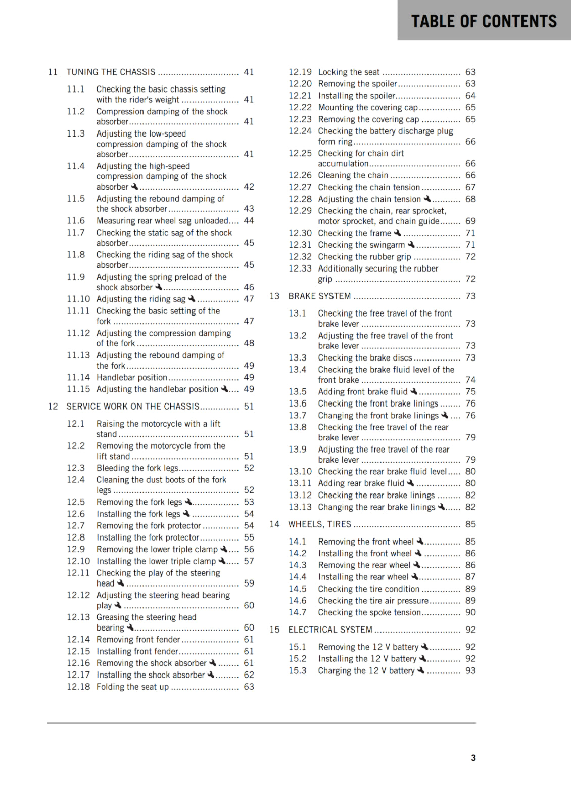 KTM 2018 - FREERIDE E-XC - OWNERS MANUAL USER GUIDE