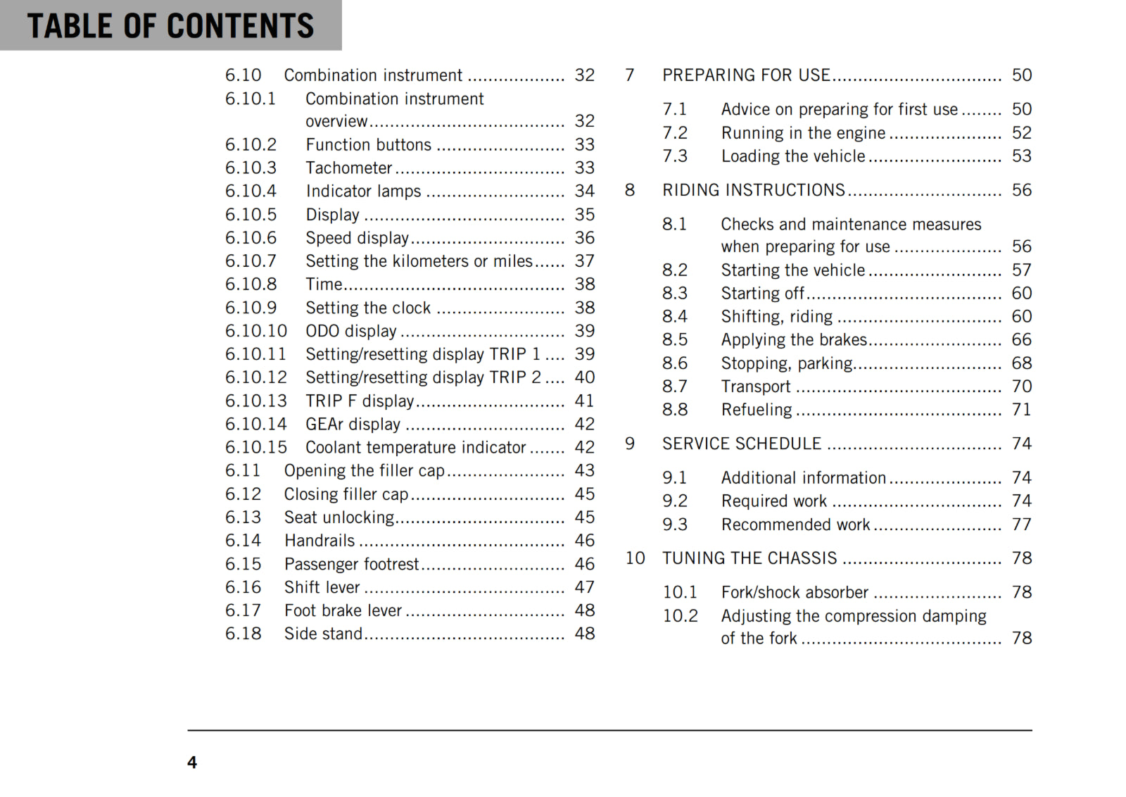 KTM 2018 - 690 ENDURO R - OWNERS MANUAL USER GUIDE