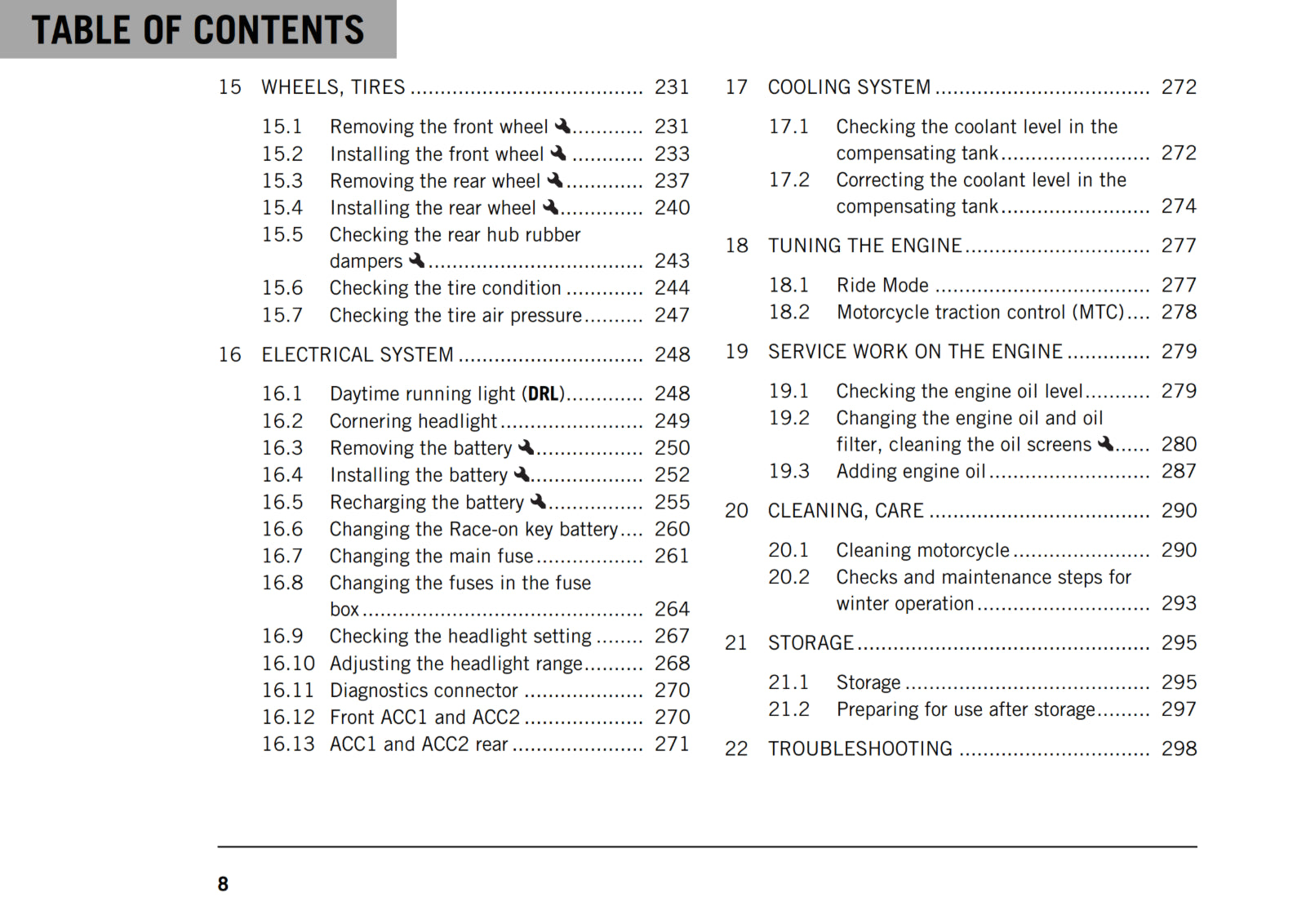 Official KTM 2018 1290 Super Adventure S Owners Manual (Digital & Physical Copy)