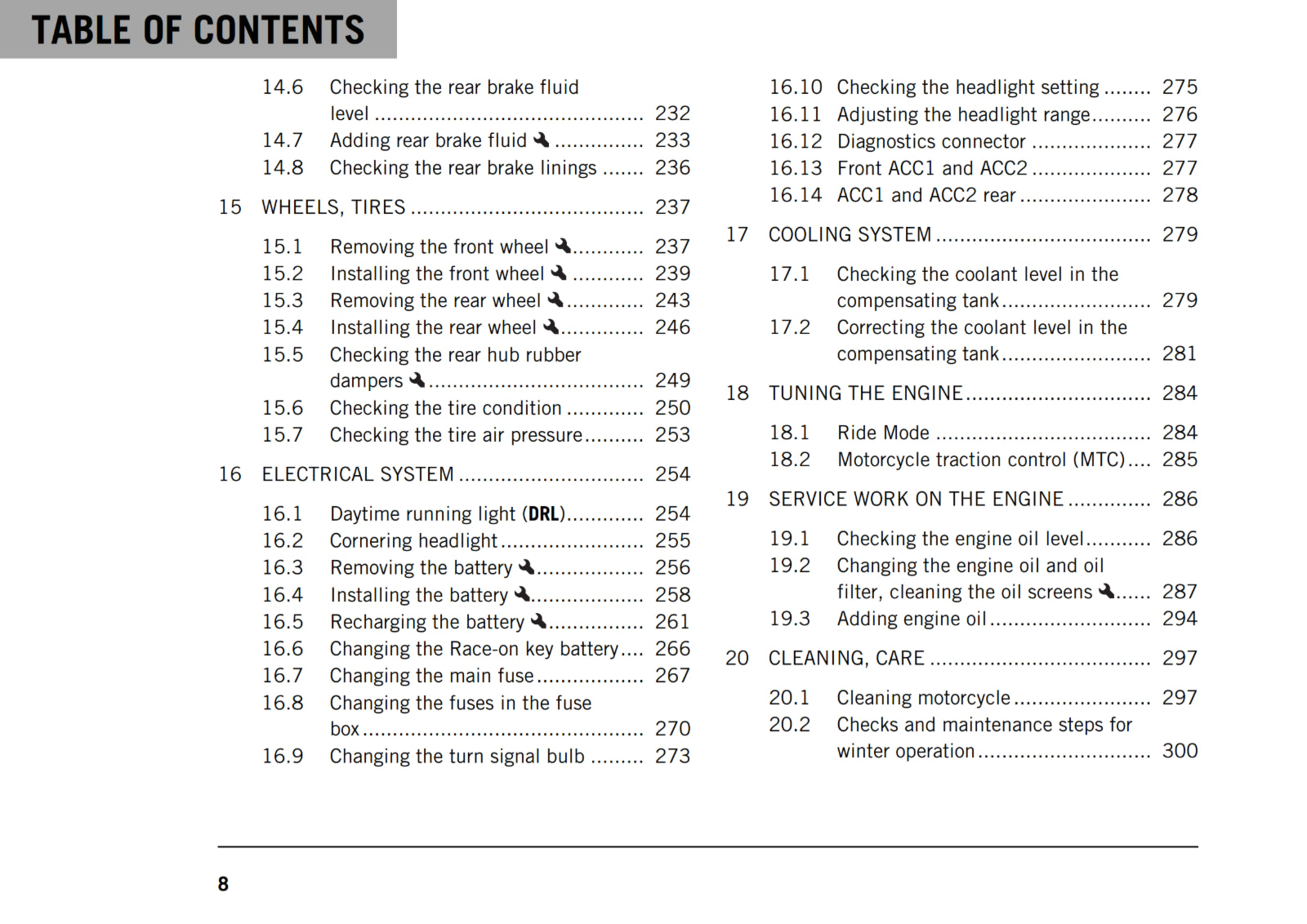 Official KTM 2018 1290 Super Adventure S US Owners Manual (Digital & Physical Copy)