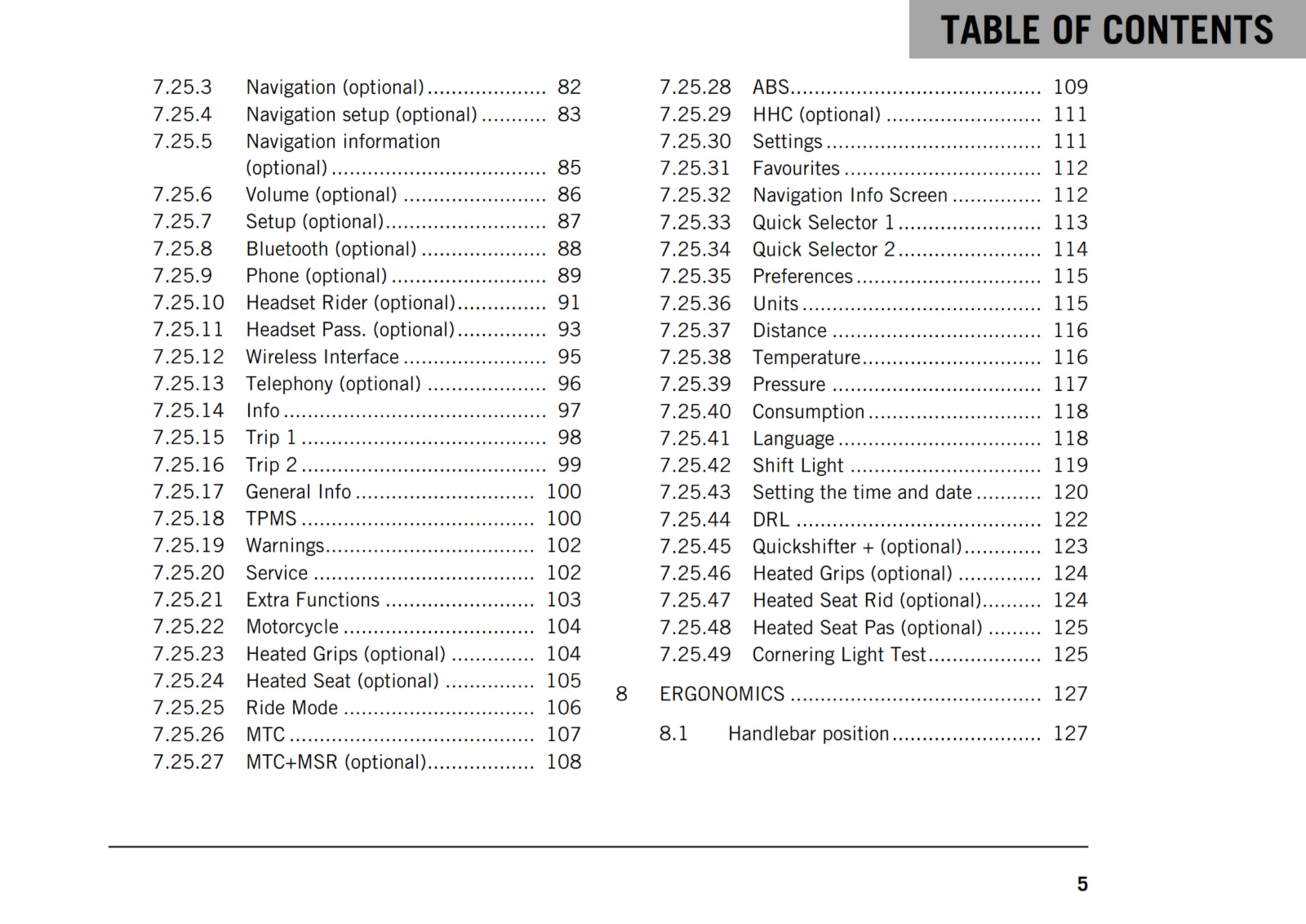 KTM 2018 - 1290 SUPER ADVENTURE R - OWNERS MANUAL USER GUIDE