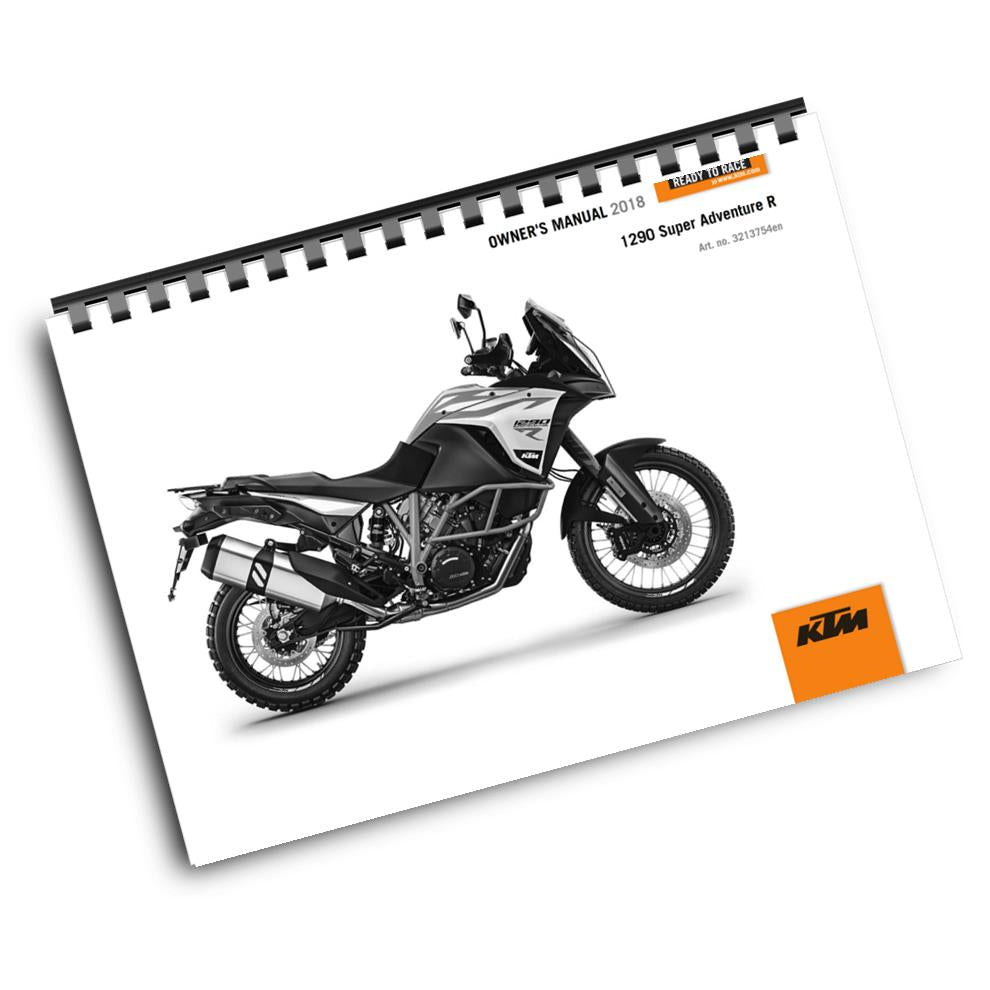 KTM 2018 - 1290 SUPER ADVENTURE R US - OWNERS MANUAL USER GUIDE