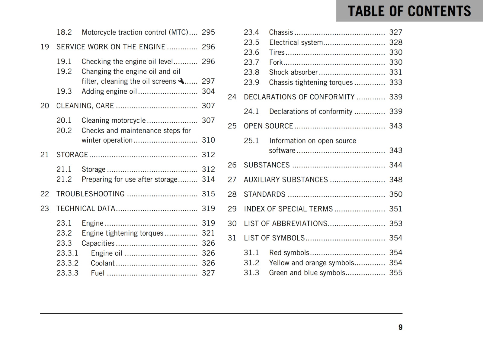 KTM 2018 - 1290 SUPER ADVENTURE R US - OWNERS MANUAL USER GUIDE