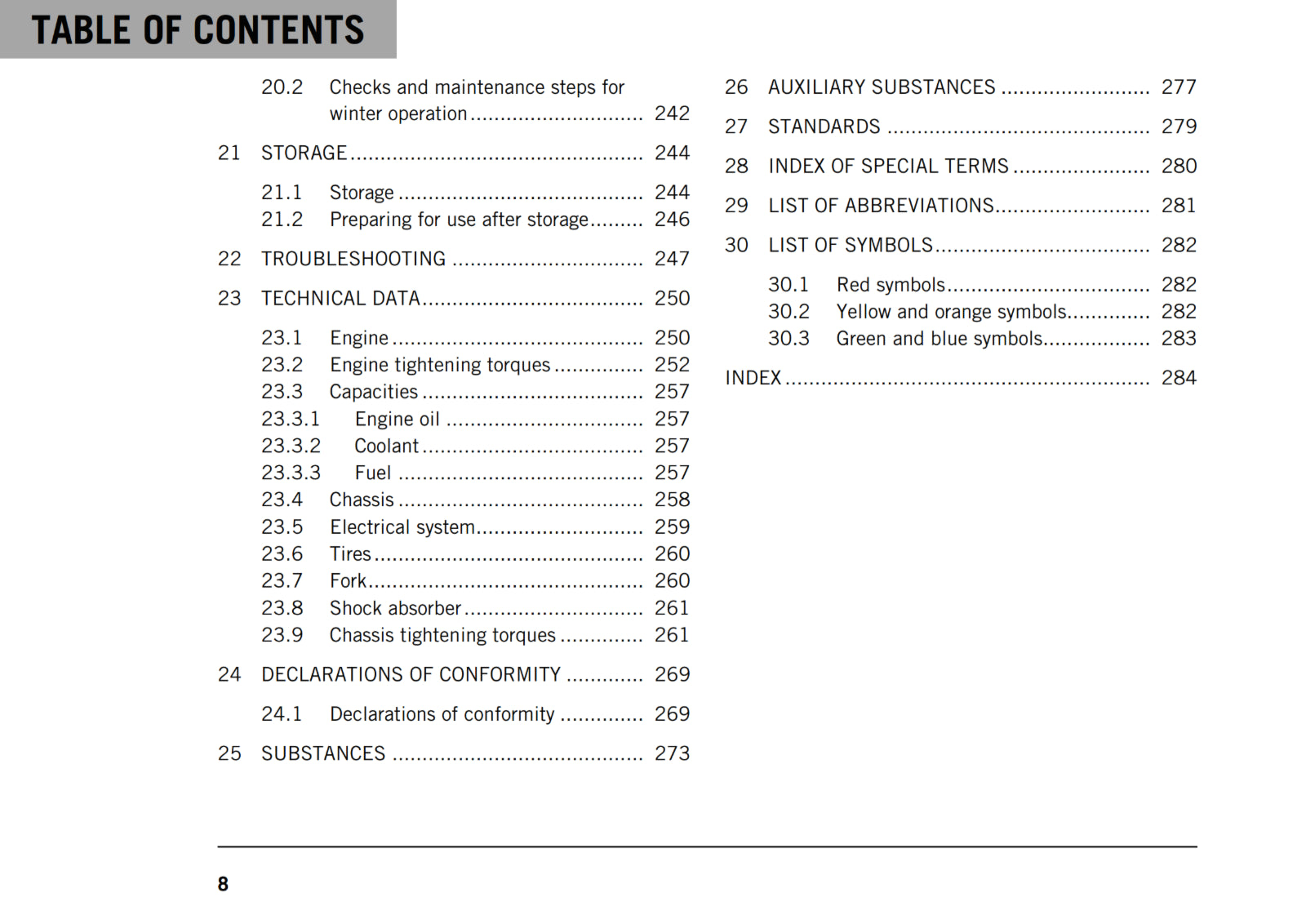 KTM 2018 - 1290 SUPER DUKE GT - OWNERS MANUAL USER GUIDE