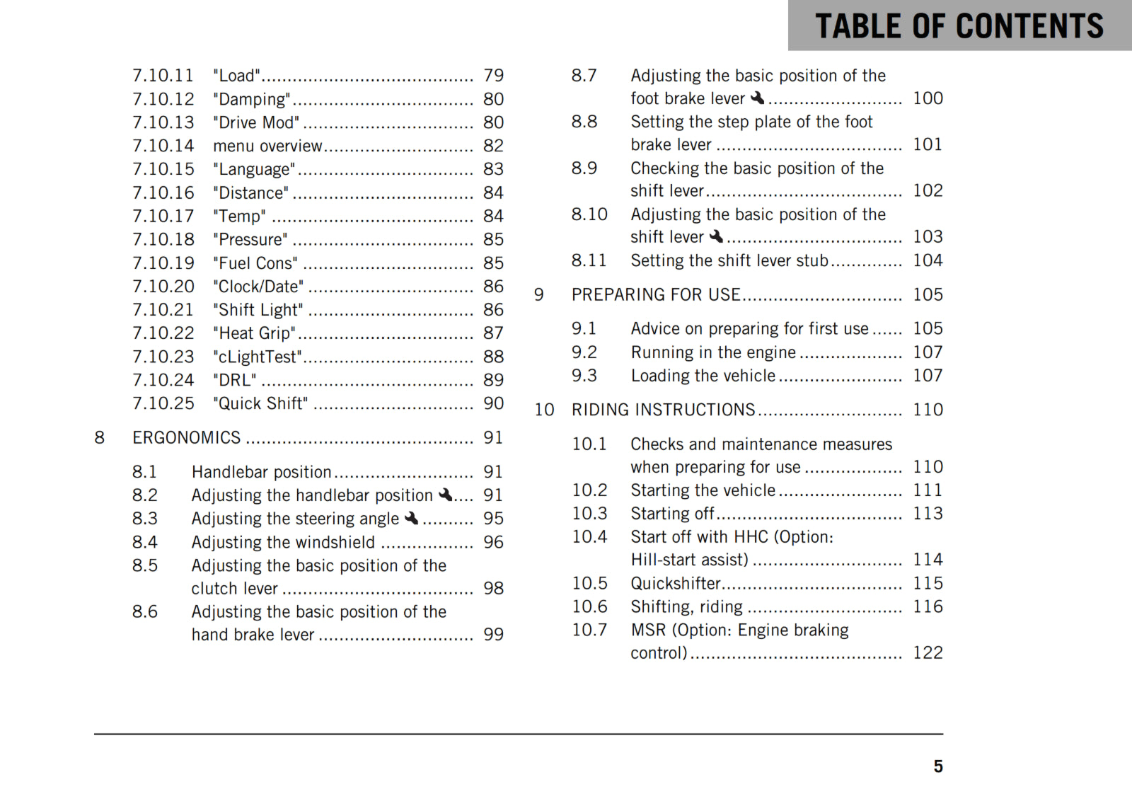 KTM 2018 - 1290 SUPER DUKE GT US - OWNERS MANUAL USER GUIDE