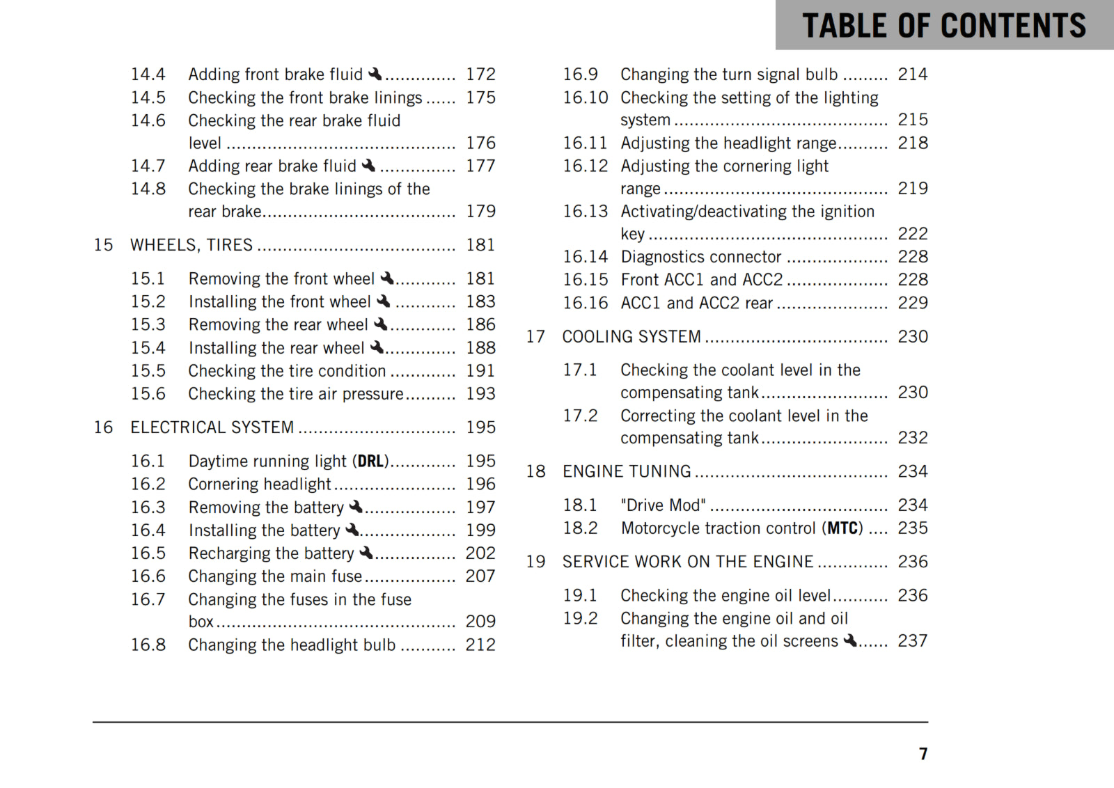 KTM 2018 - 1290 SUPER DUKE GT US - OWNERS MANUAL USER GUIDE