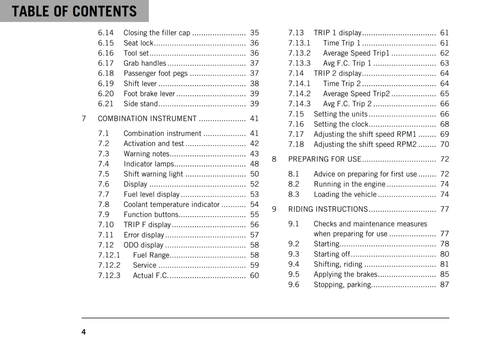 Official KTM 2018 RC 125 Owners Manual (Digital & Physical Copy)