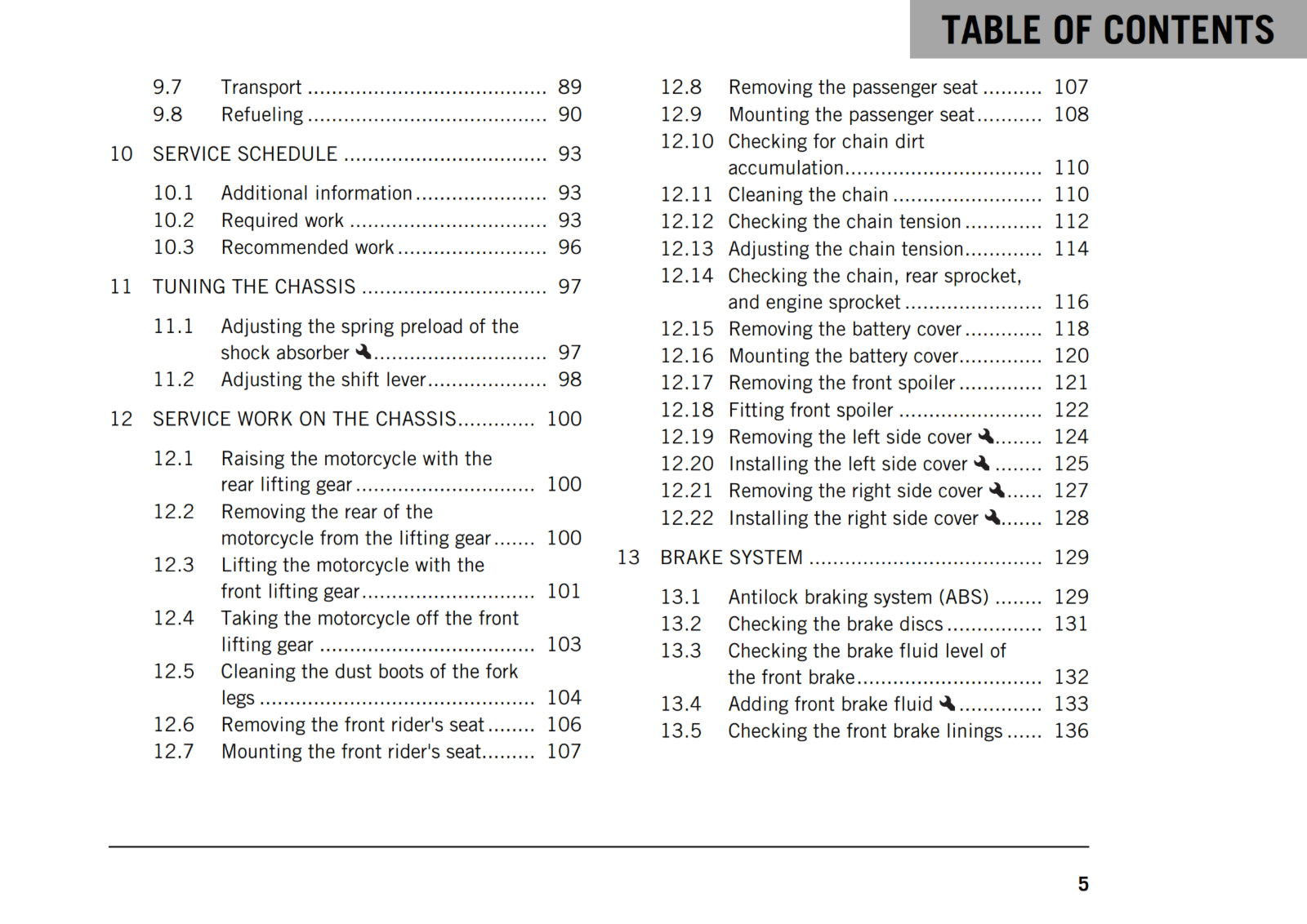 Official KTM 2018 RC 125 Owners Manual (Digital & Physical Copy)