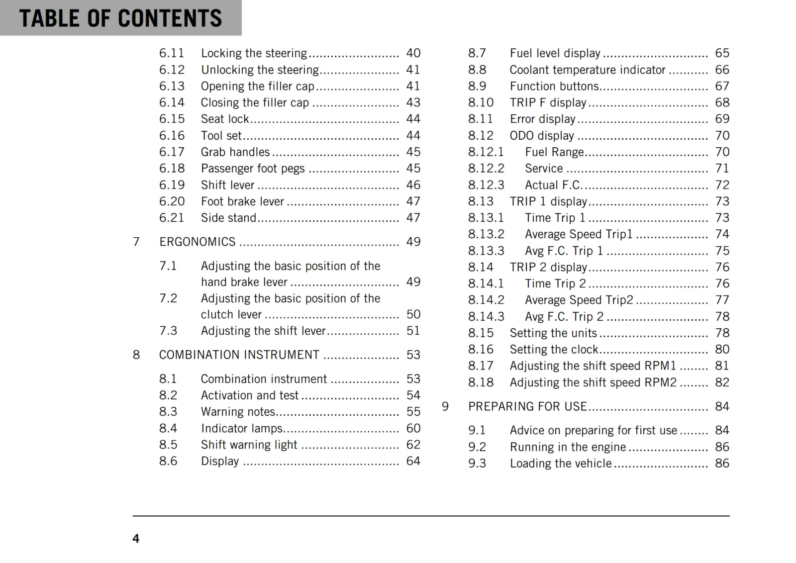 Official KTM 2018 RC 390 US Owners Manual (Digital & Physical Copy)