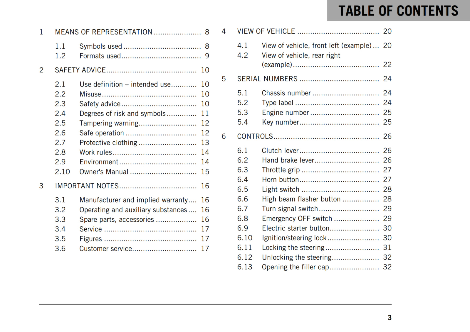 KTM 2018 - 200 DUKE - OWNERS MANUAL USER GUIDE