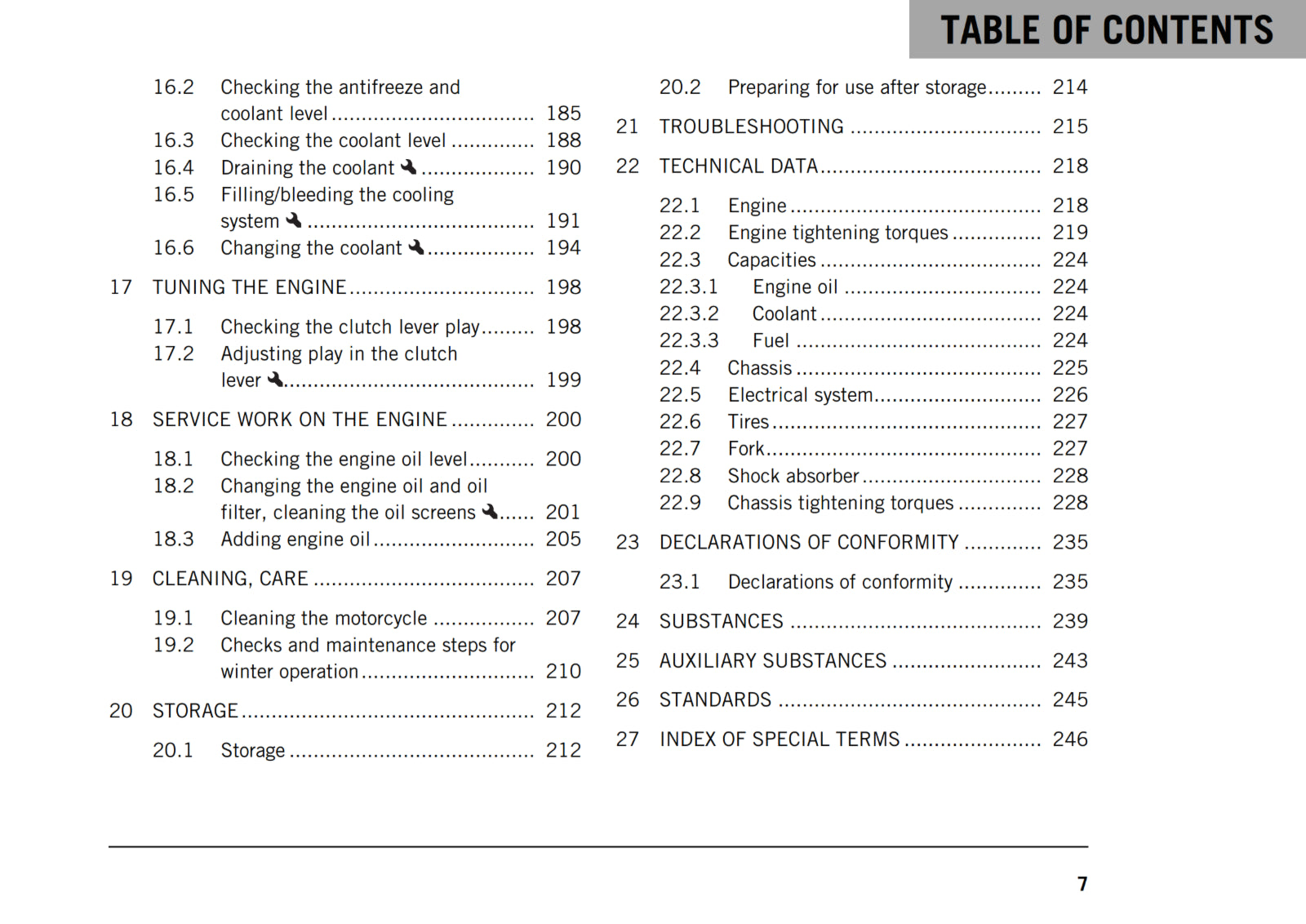 KTM 2018 - 390 DUKE - OWNERS MANUAL USER GUIDE
