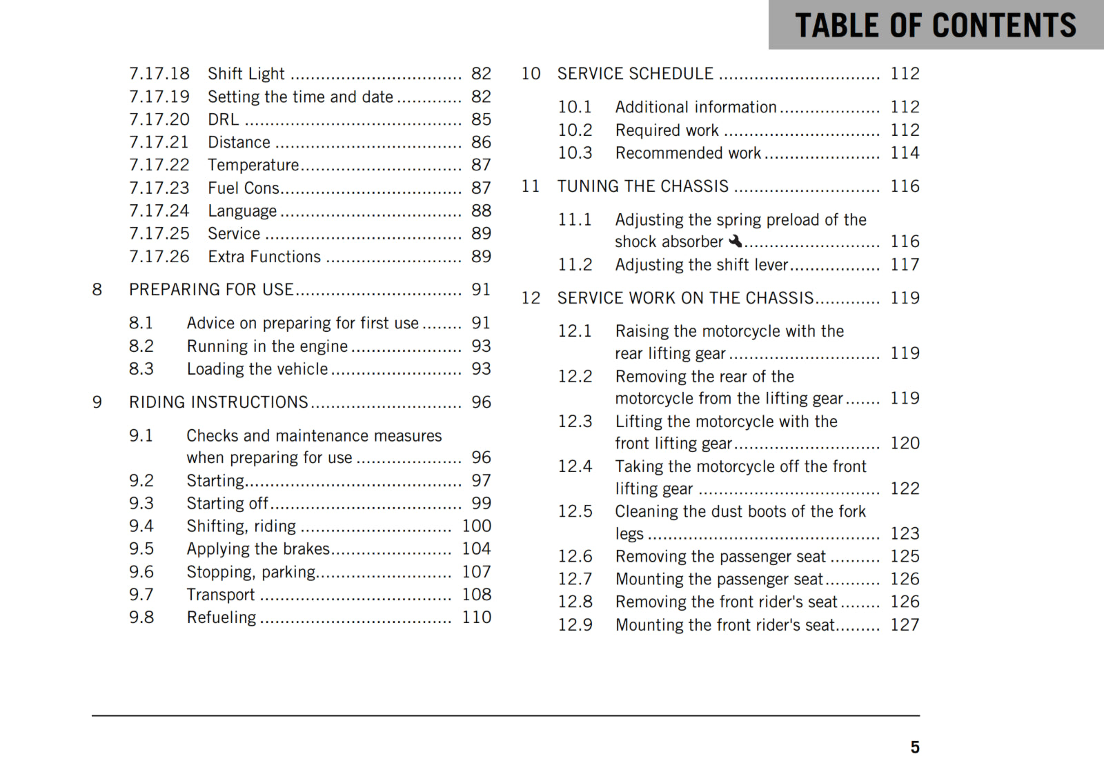KTM 2018 - 390 DUKE US - OWNERS MANUAL USER GUIDE