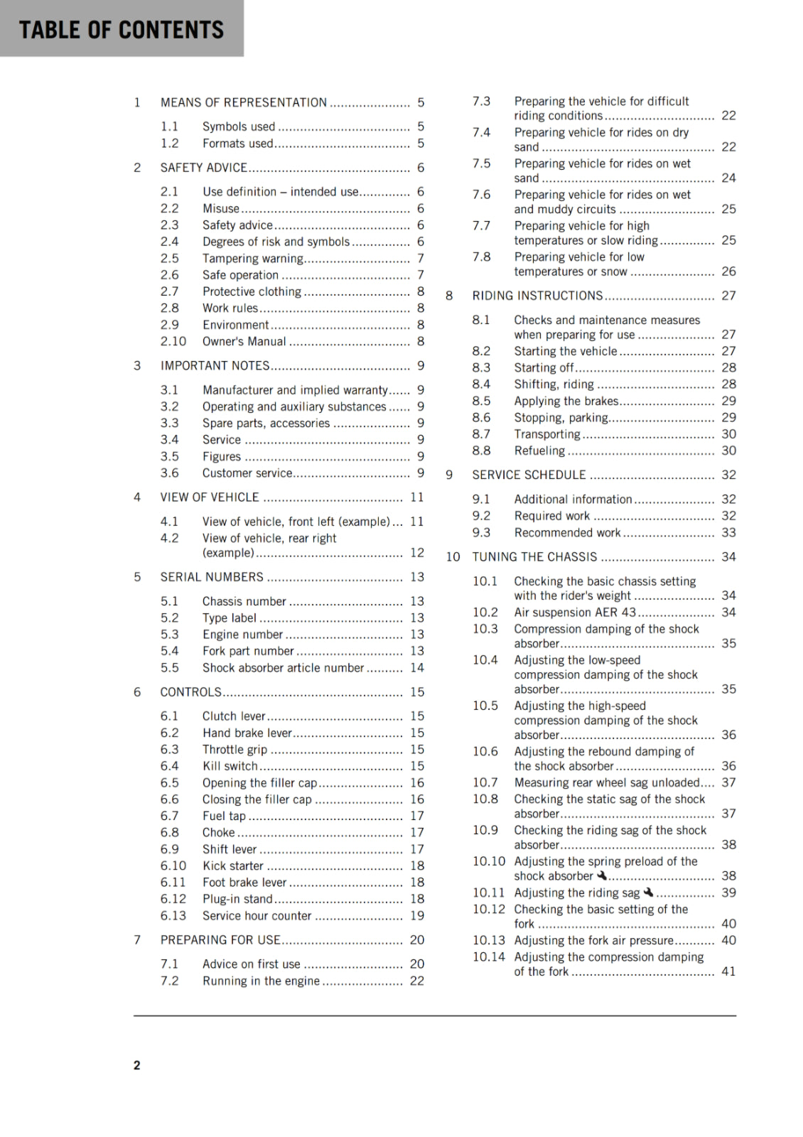 Official KTM 2019 85 SX 19/16 & 17/14 Owners Manual (Digital & Physical Copy)