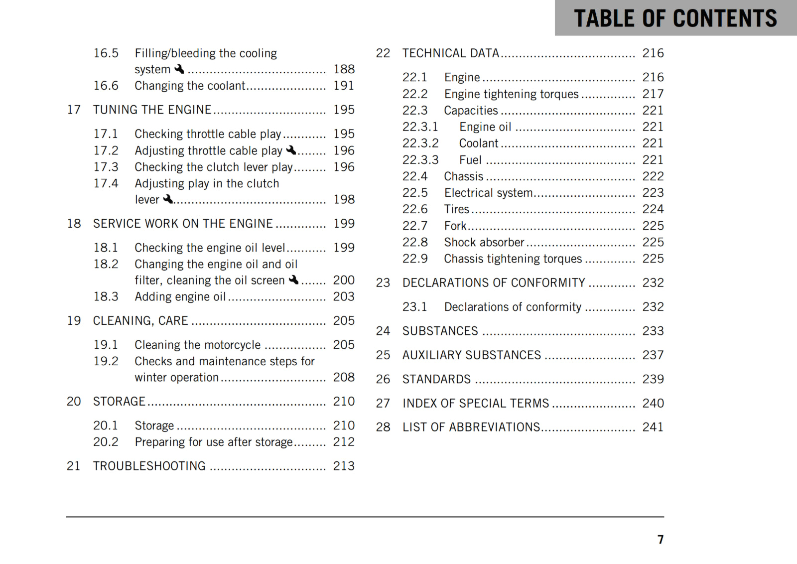 KTM 2019 - 125 DUKE - OWNERS MANUAL USER GUID9