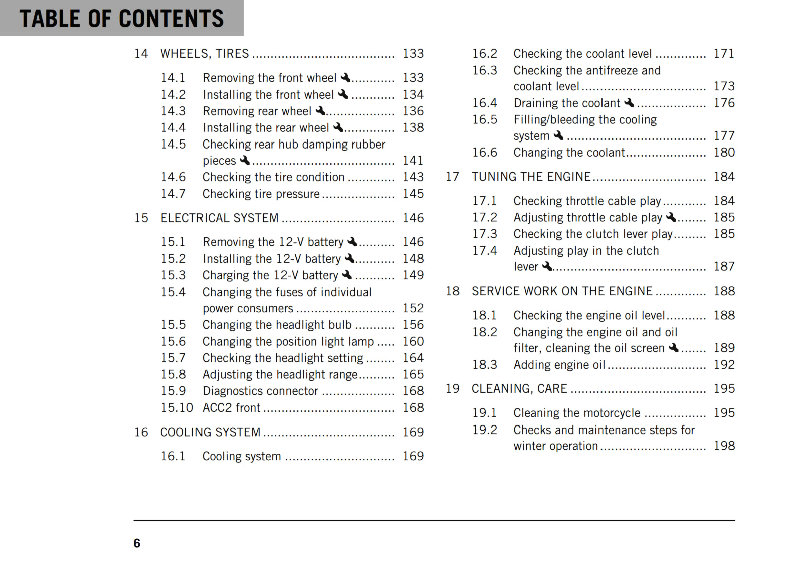 Official KTM 2019 200 Duke Owners Manual (Digital & Physical Copy)