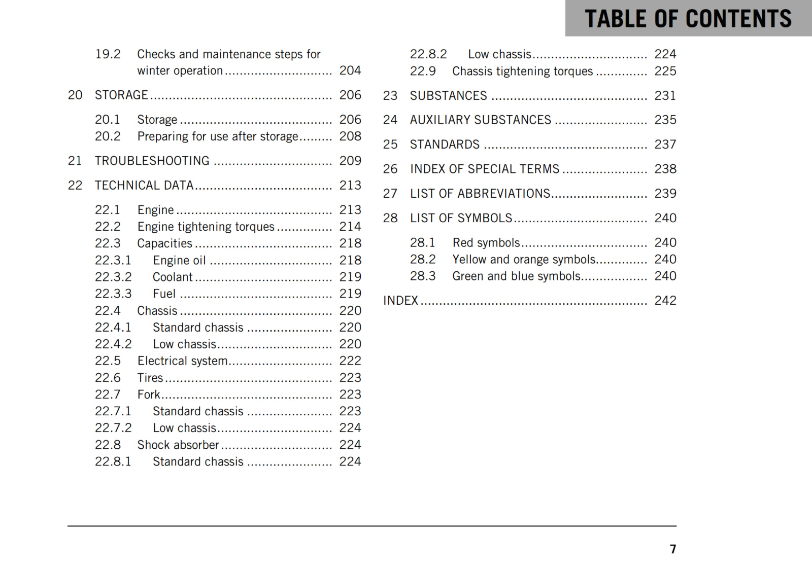 KTM 2019 - 250 DUKE - OWNERS MANUAL USER GUIDE
