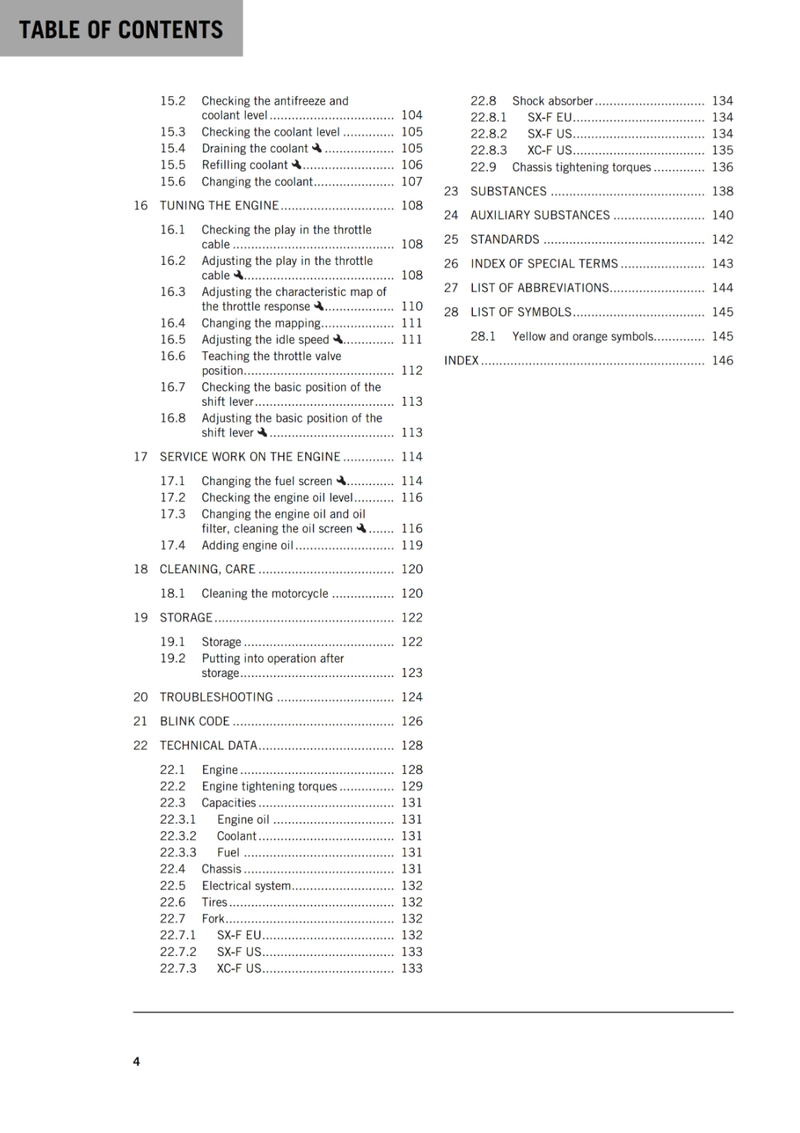Official KTM 2019 250 SX-F & 250 XC-F Owners Manual (Digital & Physical Copy)