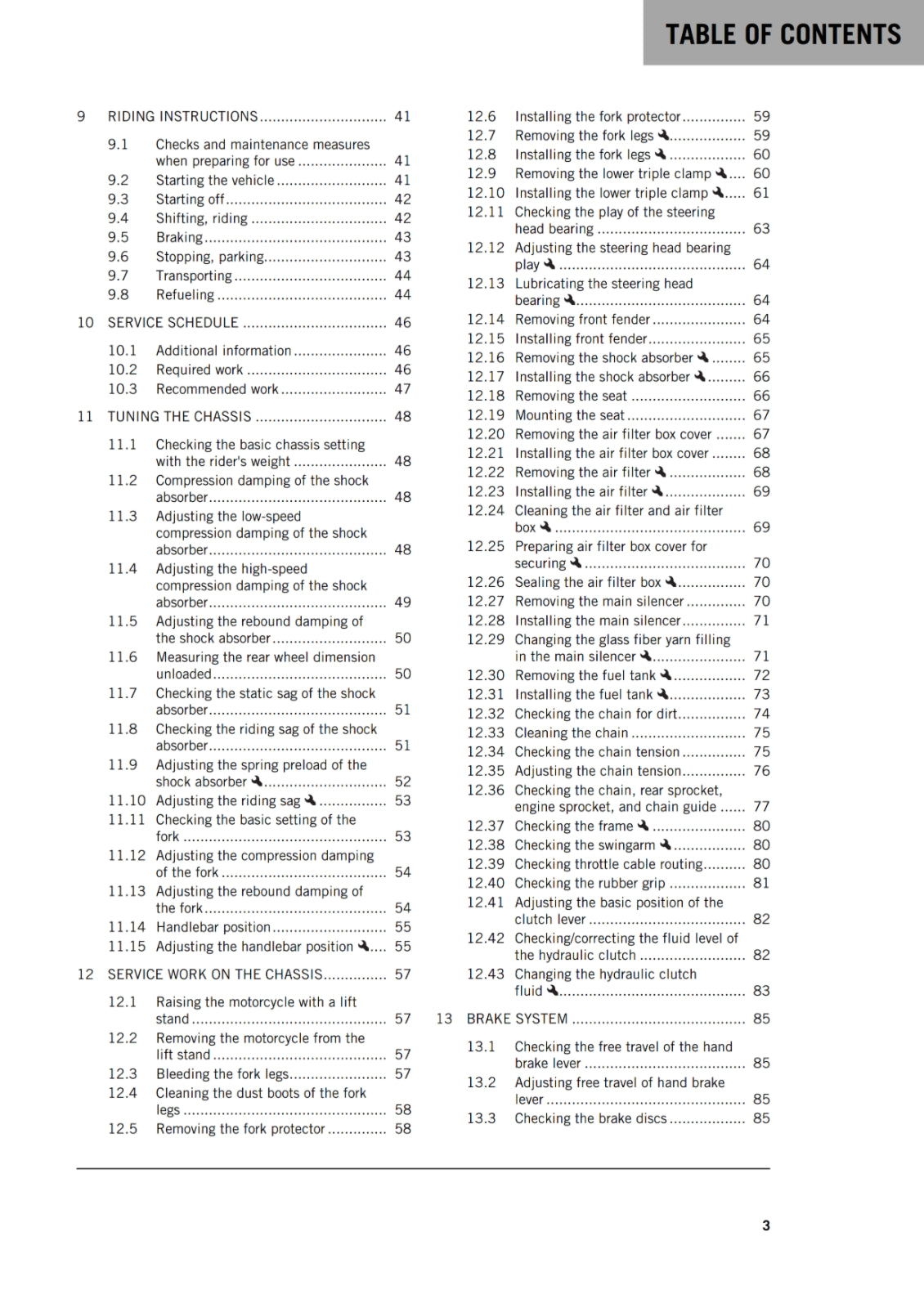 Official KTM 2019 300 SX Owners Manual (Digital & Physical Copy)