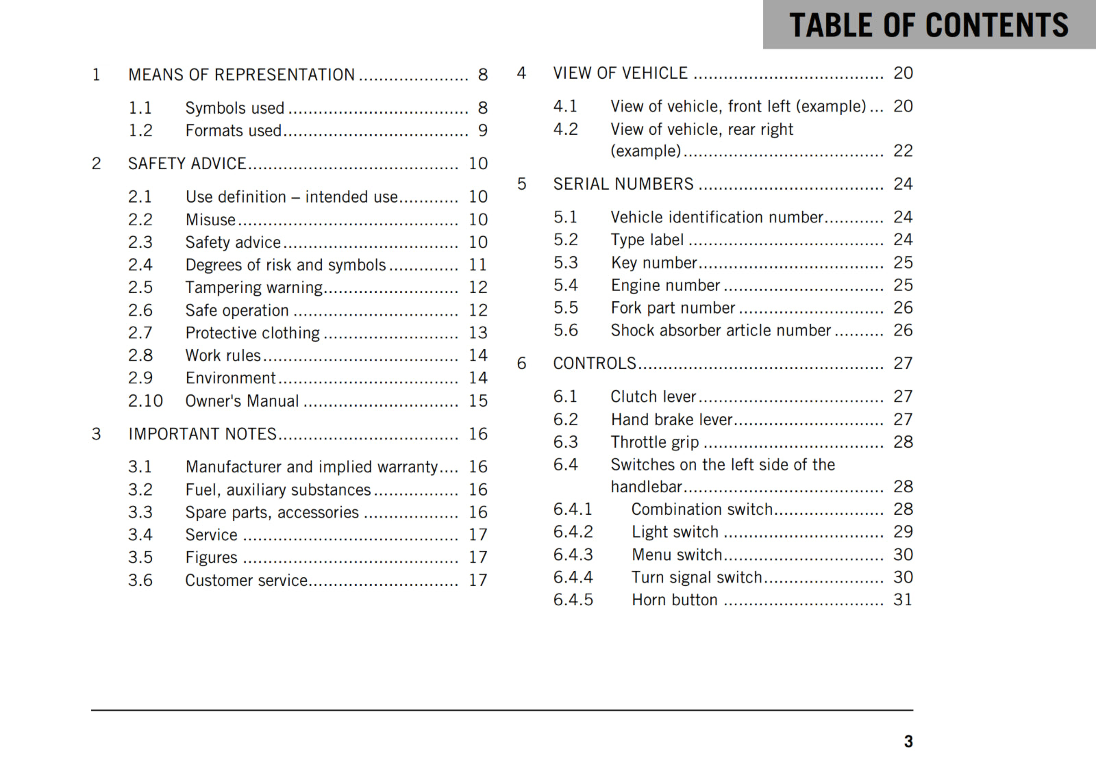 Official KTM 2019 690 Duke Owners Manual (Digital & Physical Copy)