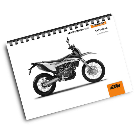 Official KTM 2019 690 Enduro R Owners Manual (Digital & Physical Copy)