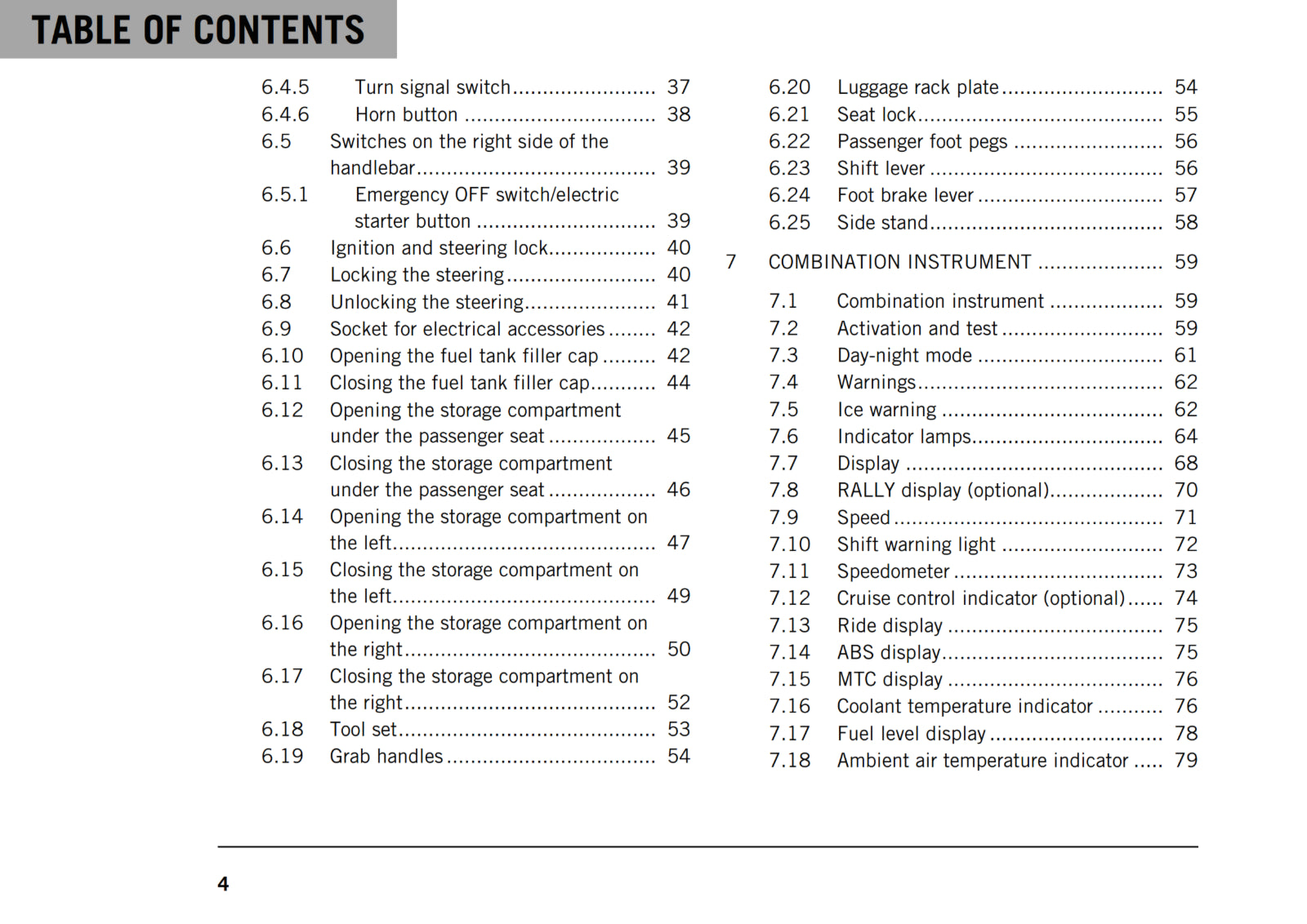KTM 2019 - 790 ADVENTURE - OWNERS MANUAL USER GUIDE