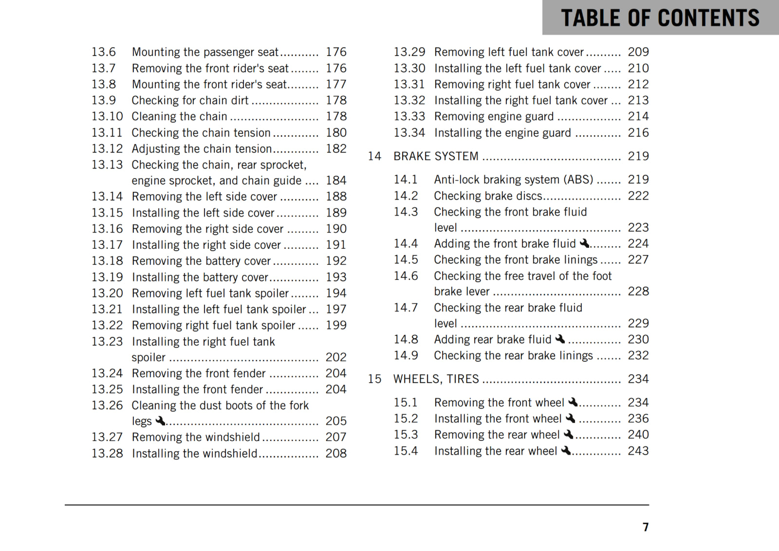 KTM 2019 - 790 ADVENTURE - OWNERS MANUAL USER GUIDE