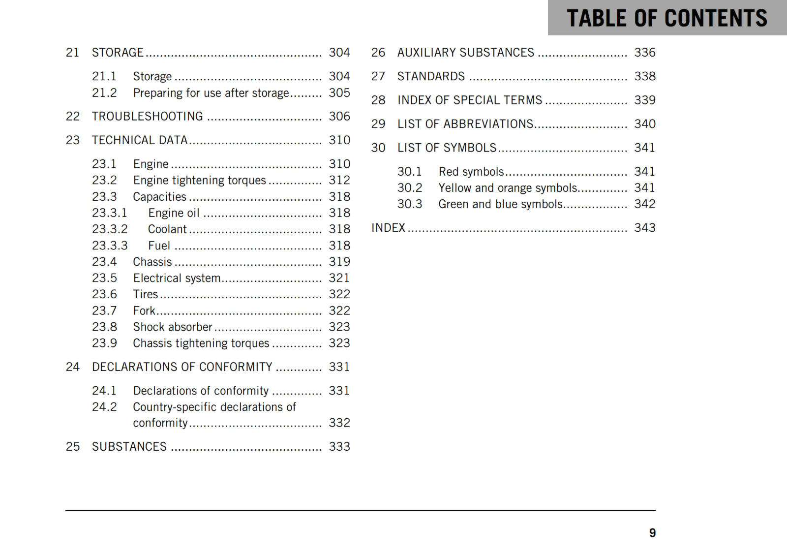 KTM 2019 - 790 ADVENTURE - OWNERS MANUAL USER GUIDE