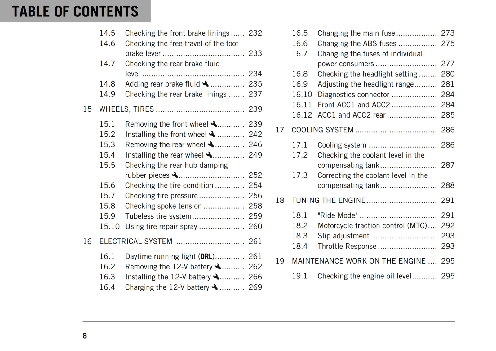 Official KTM 2019 790 Adventure R Owners Manual (Digital & Physical Copy)