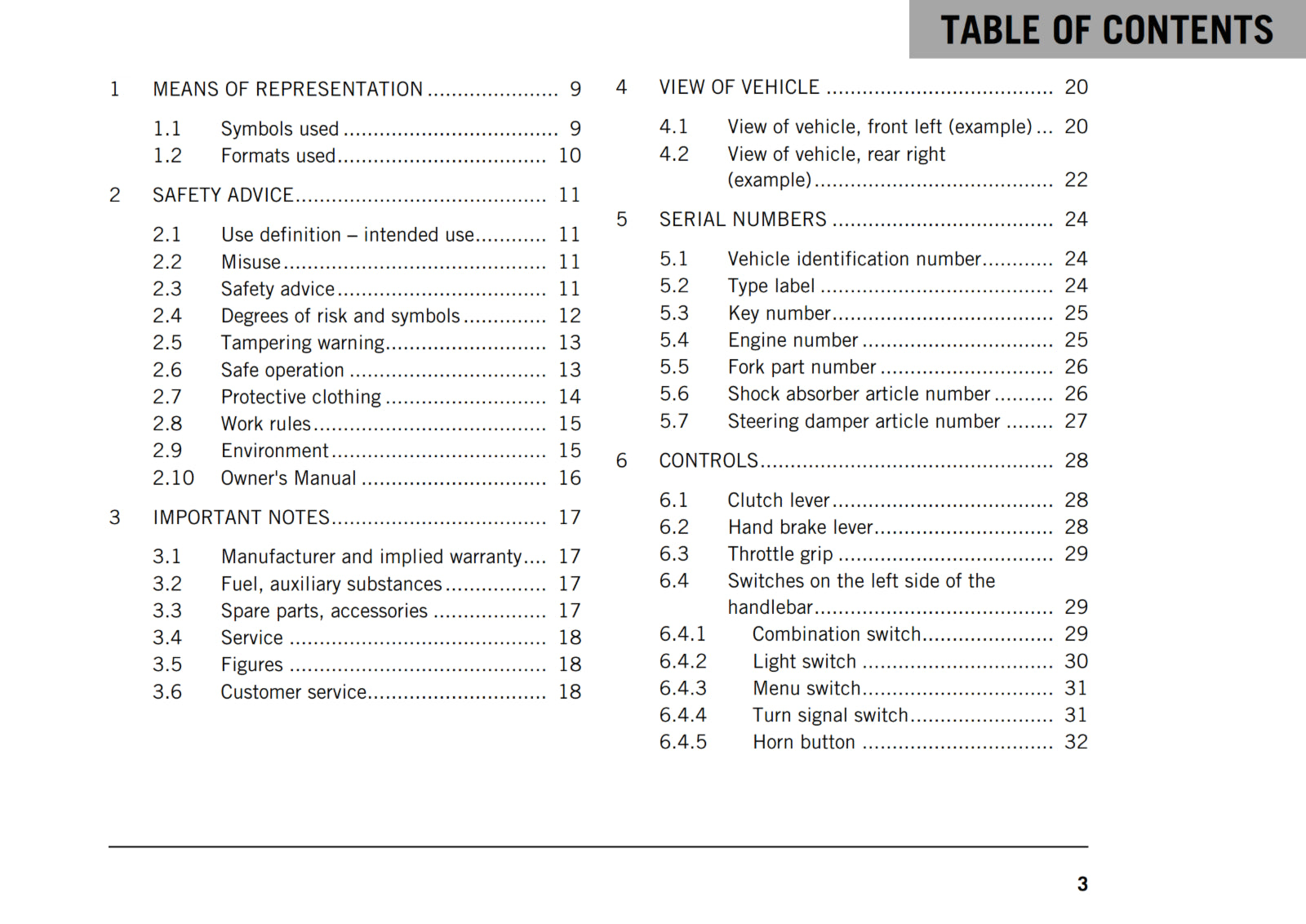 Official KTM 2019 790 Duke Owners Manual (Digital & Physical Copy)
