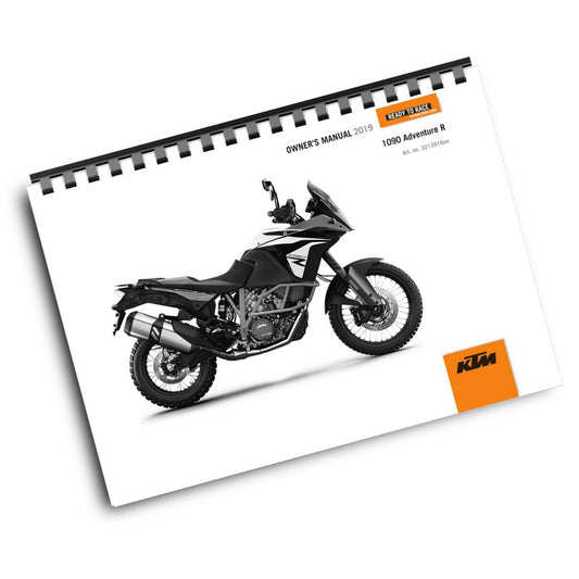 Official KTM 2019 1090 Adventure R Owners Manual (Digital & Physical Copy)