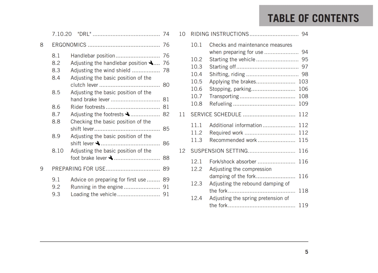 Official KTM 2019 1090 Adventure R Owners Manual (Digital & Physical Copy)