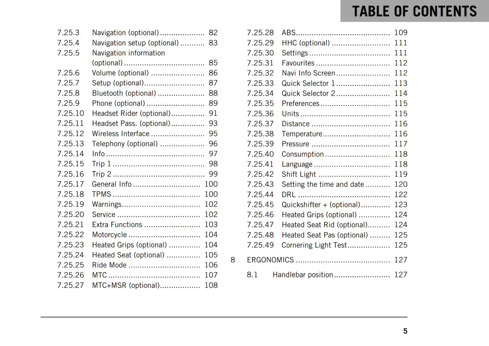 KTM 2019 - 1290 SUPER ADVENTURE R - OWNERS MANUAL USER GUIDE