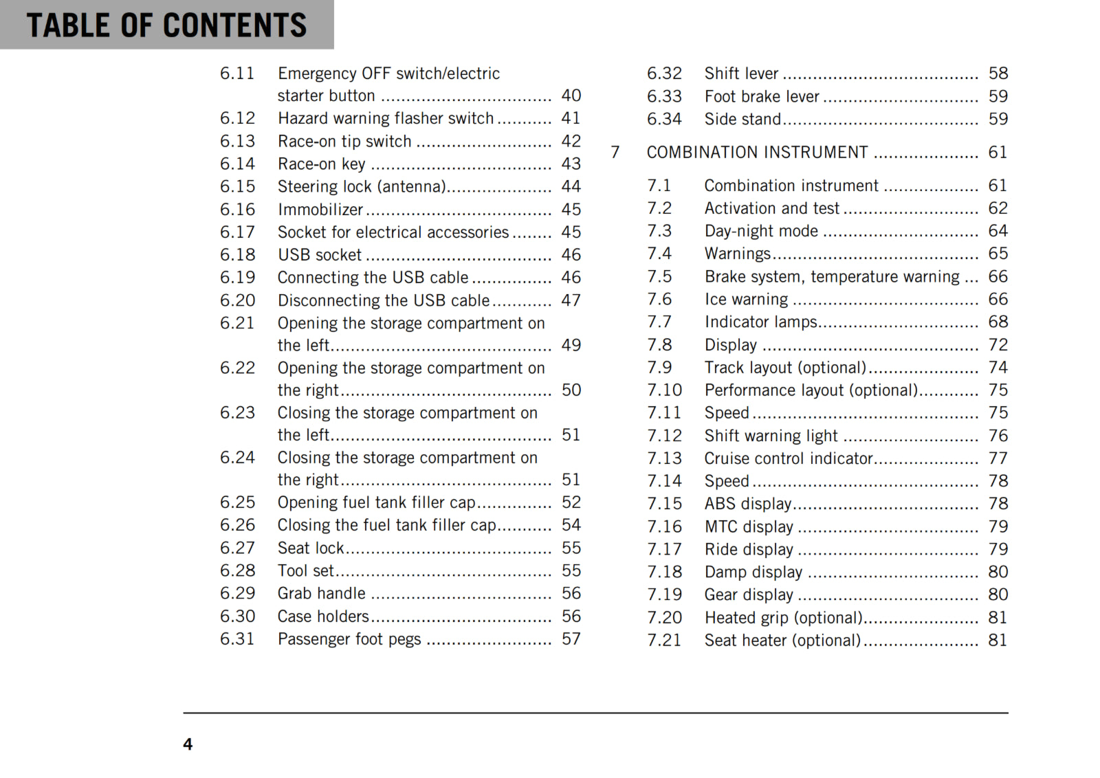Official KTM 2019 1290 Super Duke GT Owners Manual (Digital & Physical Copy)