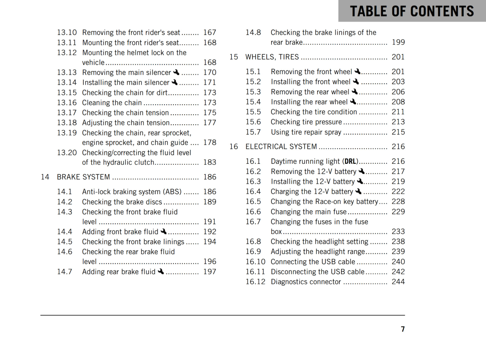 KTM 2019 - 1290 SUPER DUKE R - OWNERS MANUAL USER GUIDE