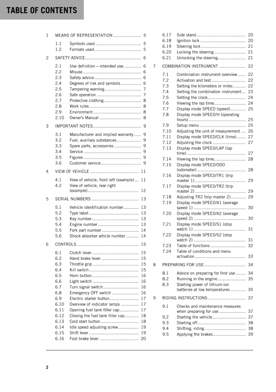 Official KTM 2019 Freeride 250 F Owners Manual (Digital & Physical Copy)