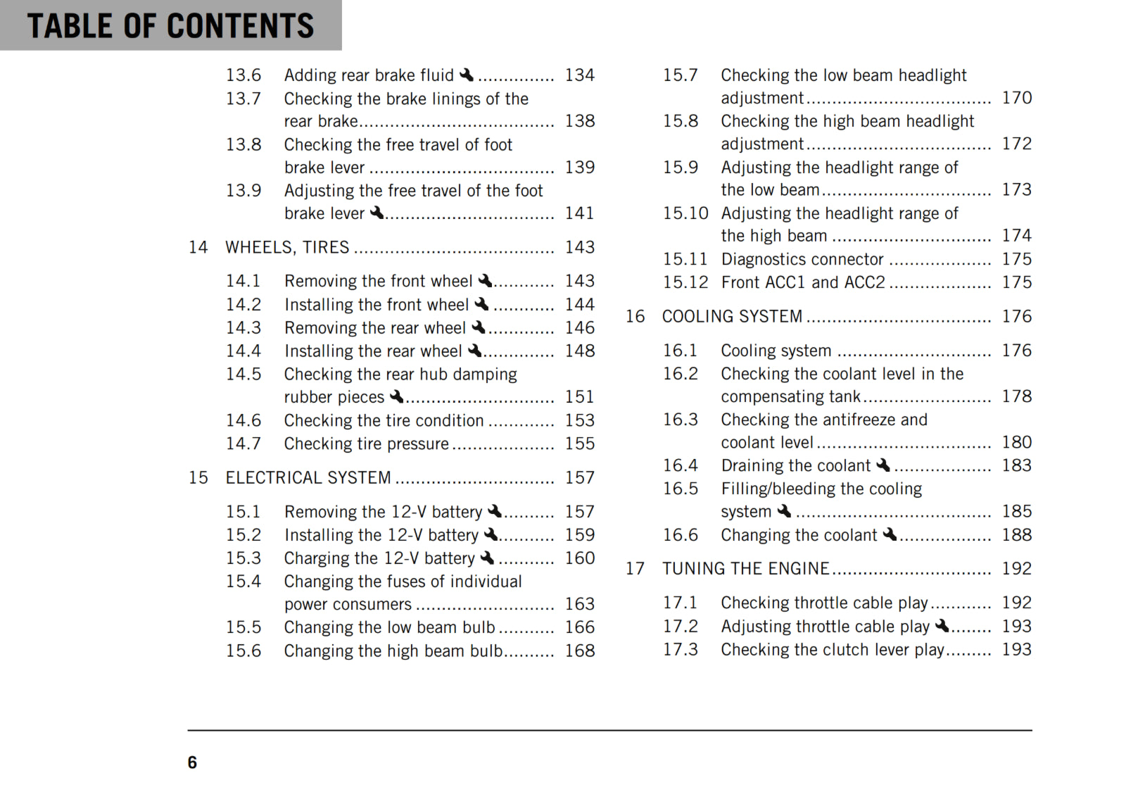 KTM 2019 - RC 200 - OWNERS MANUAL USER GUIDE
