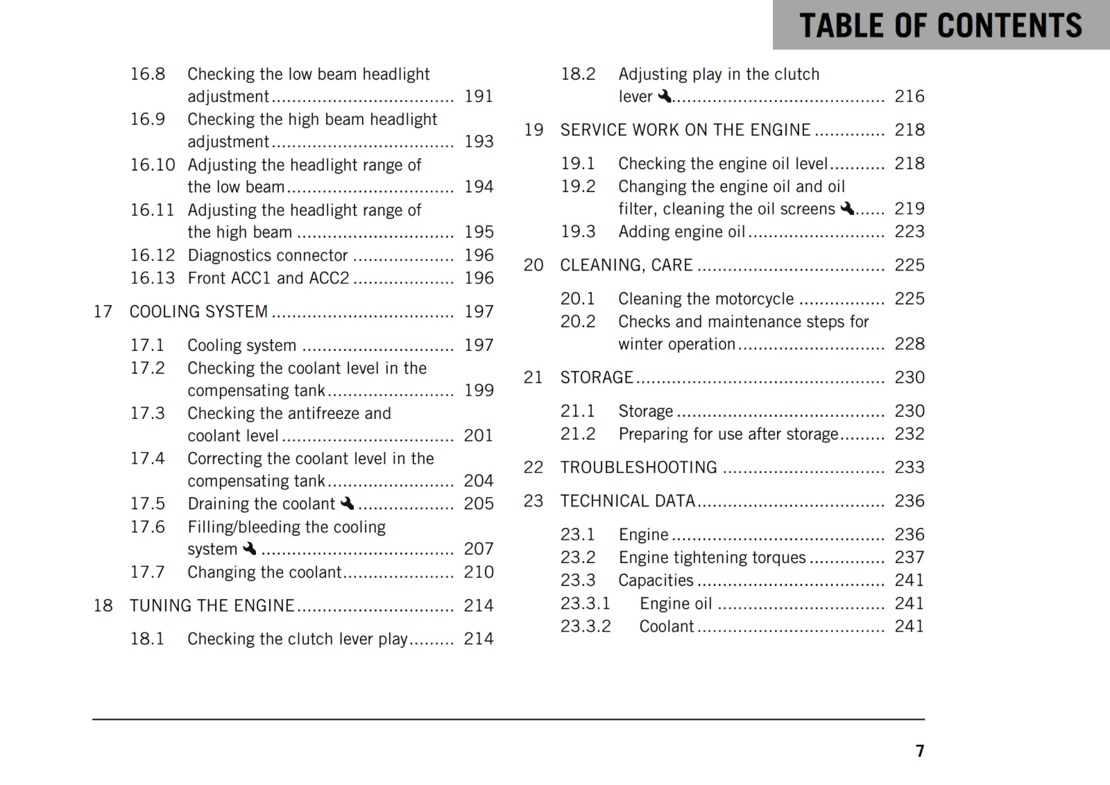 Official KTM 2019 RC 390 Owners Manual (Digital & Physical Copy)