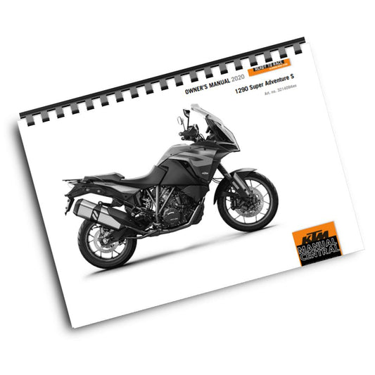Official KTM 2020 1290 Super Adventure S Owners Manual (Digital & Physical Copy)