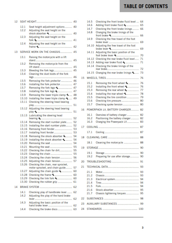 Official KTM 2020 SX-E 5 Owners Manual (Digital & Physical Copy)