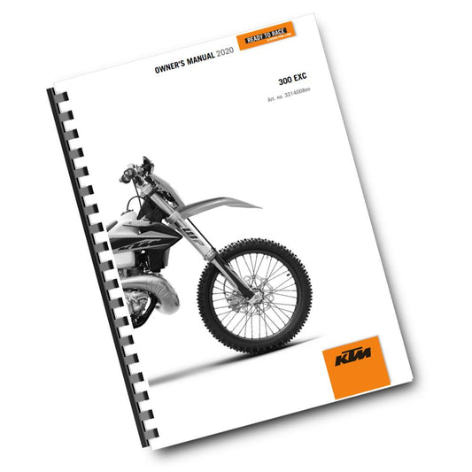 KTM 2020 - 300 EXC - OWNERS MANUAL USER GUIDE