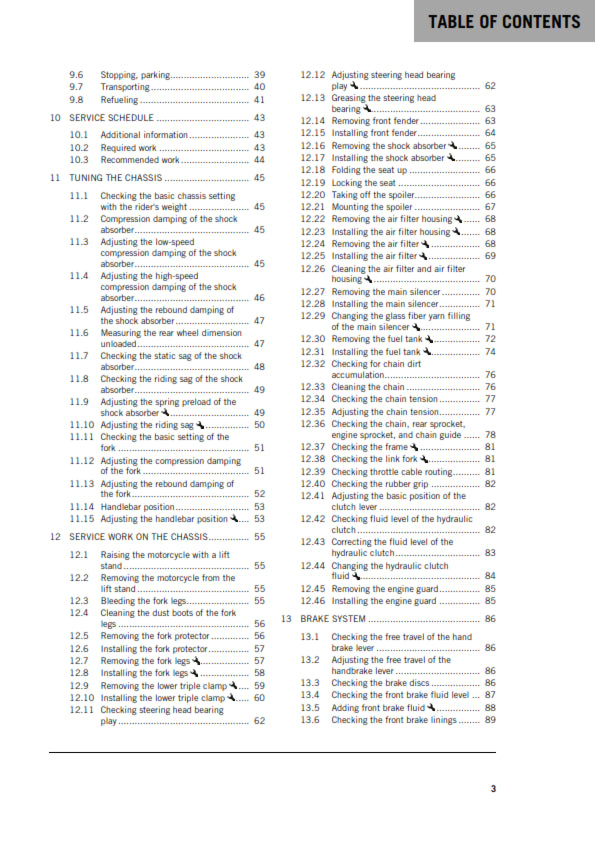 KTM 2020 - FREERIDE 250 F - OWNERS MANUAL USER GUIDE