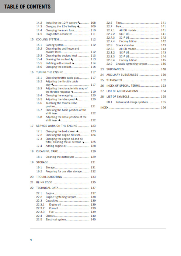 Official KTM 2020 450 XC-F & 450 SX-F, Cairoli & Factory Edition Owners Manual (Digital & Physical Copy)