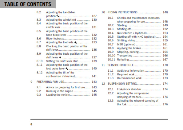 KTM 2020 - 1290 SUPER ADVENTURE R - OWNERS MANUAL USER GUIDE