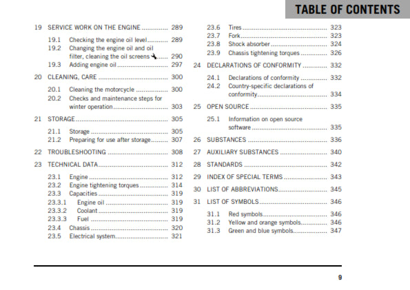 KTM 2020 - 1290 SUPER ADVENTURE R - OWNERS MANUAL USER GUIDE