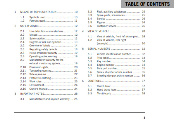 Official KTM 2020 790 Adventure US Owners Manual (Digital & Physical Copy)